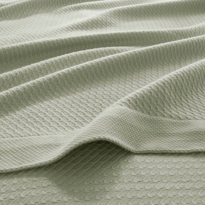 Egyptian Cotton - King Blanket - Sage Green - Simple Home Plus