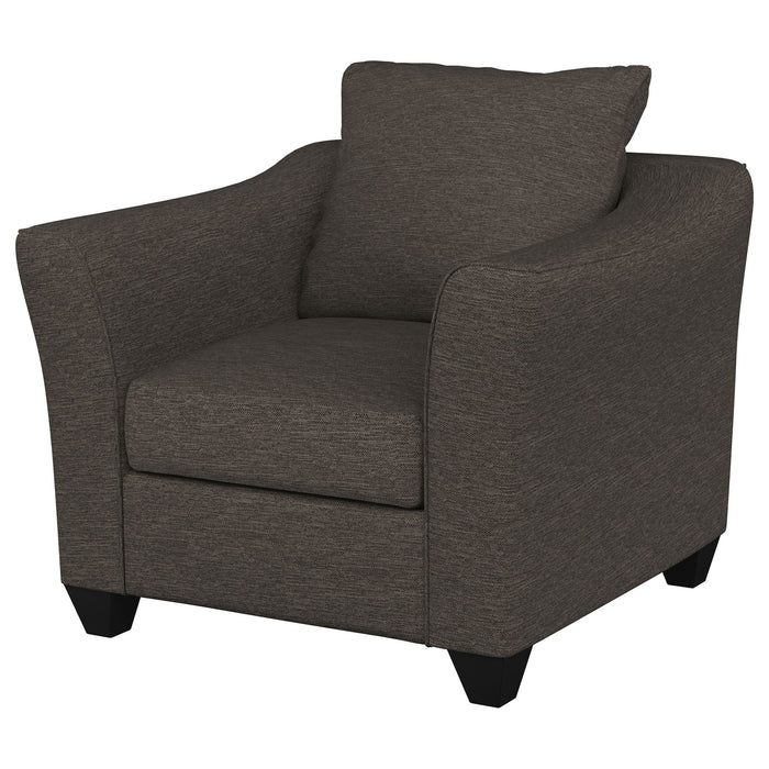 Salizar - Upholstered Flared Arm Accent Chair - Simple Home Plus