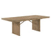 Adina - Extension Dining Table - Distressed Light Brown - Simple Home Plus