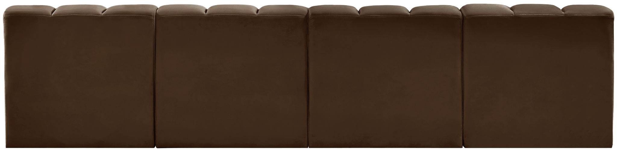 Arc - Velvet 4 Seats Modular Sofa - Simple Home Plus