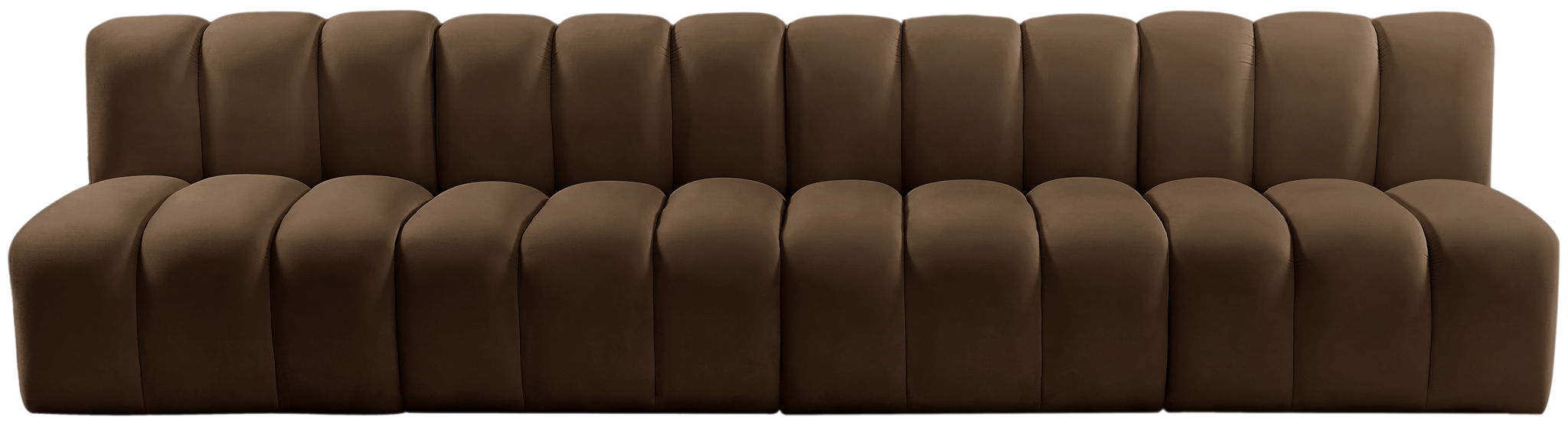 Arc - Velvet 4 Seats Modular Sofa - Simple Home Plus
