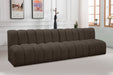 Arc - Boucle Fabric 4 Seats Modular Sofa - Simple Home Plus