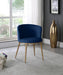 Skylar - Dining Chair with Gold Legs (Set of 2) - Simple Home Plus