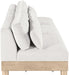 Turin - Chenille Fabric Upholstered Modular Sectional - White - Simple Home Plus
