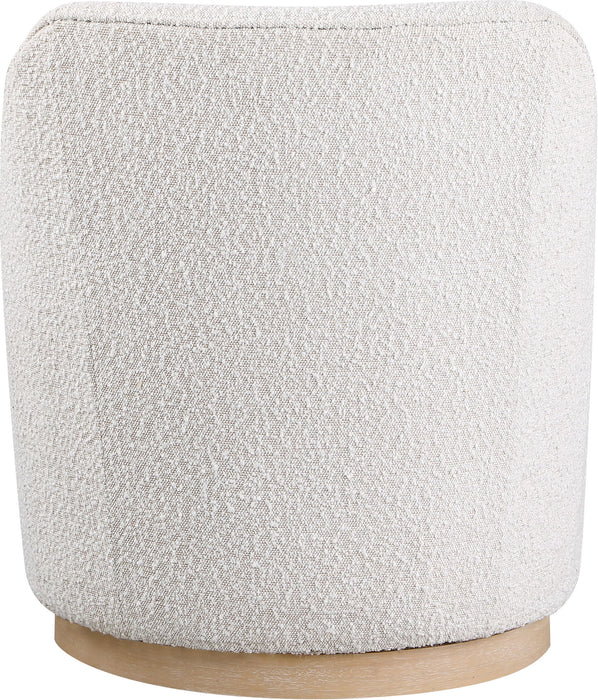Clarita - Boucle Swivel Accent Chair - Simple Home Plus