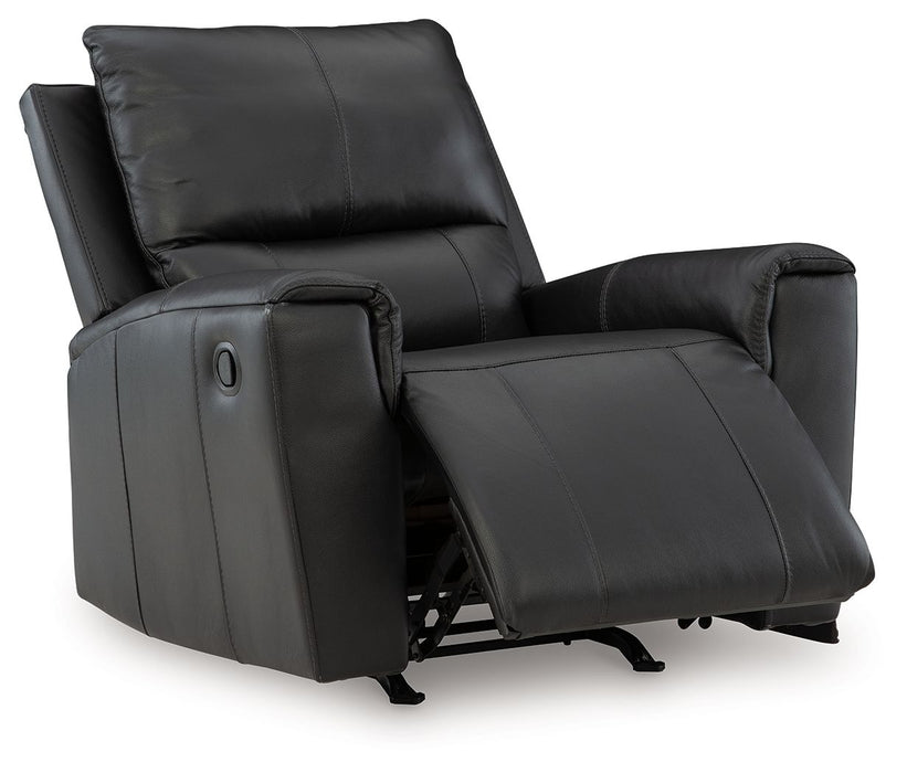 Glossmore - Rocker Recliner - Black - Simple Home Plus