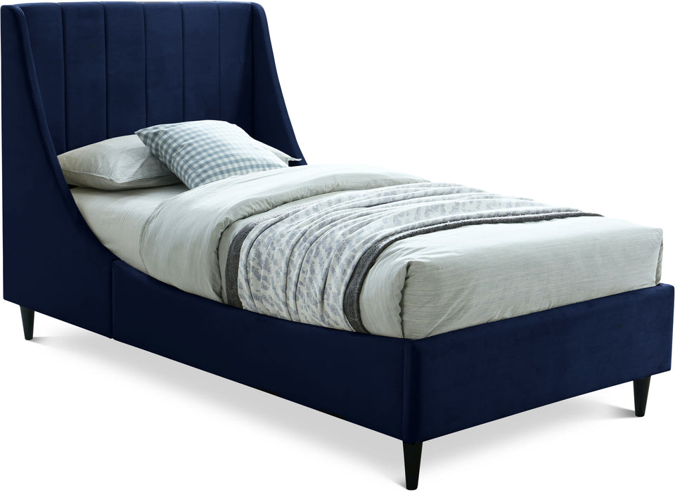 Eva - Velvet Bed - Simple Home Plus
