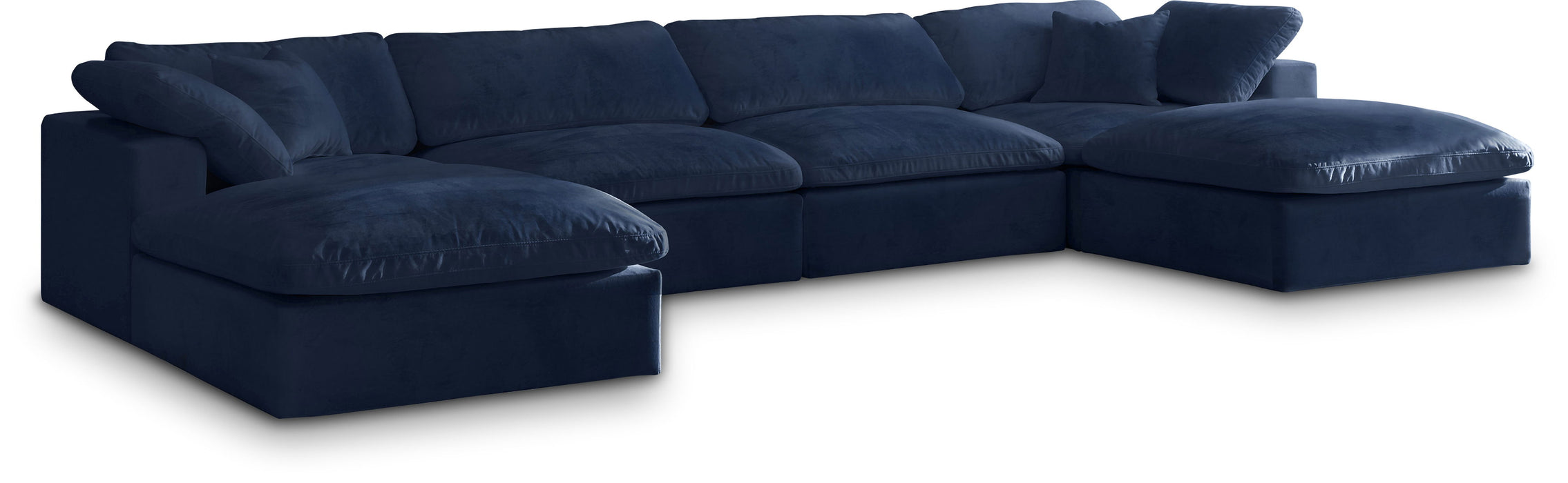 Cozy - 6 Piece Modular Double Chaise Sectional - Simple Home Plus