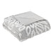 Veronica - 3 Piece Tufted Floral Duvet Cover Set - Gray / White - Simple Home Plus