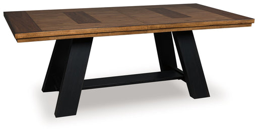 Greddinton - Brown / Black - Dining Extension Table - Simple Home Plus