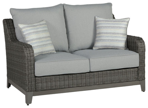Elite Park - Gray - Loveseat w/Cushion - Simple Home Plus