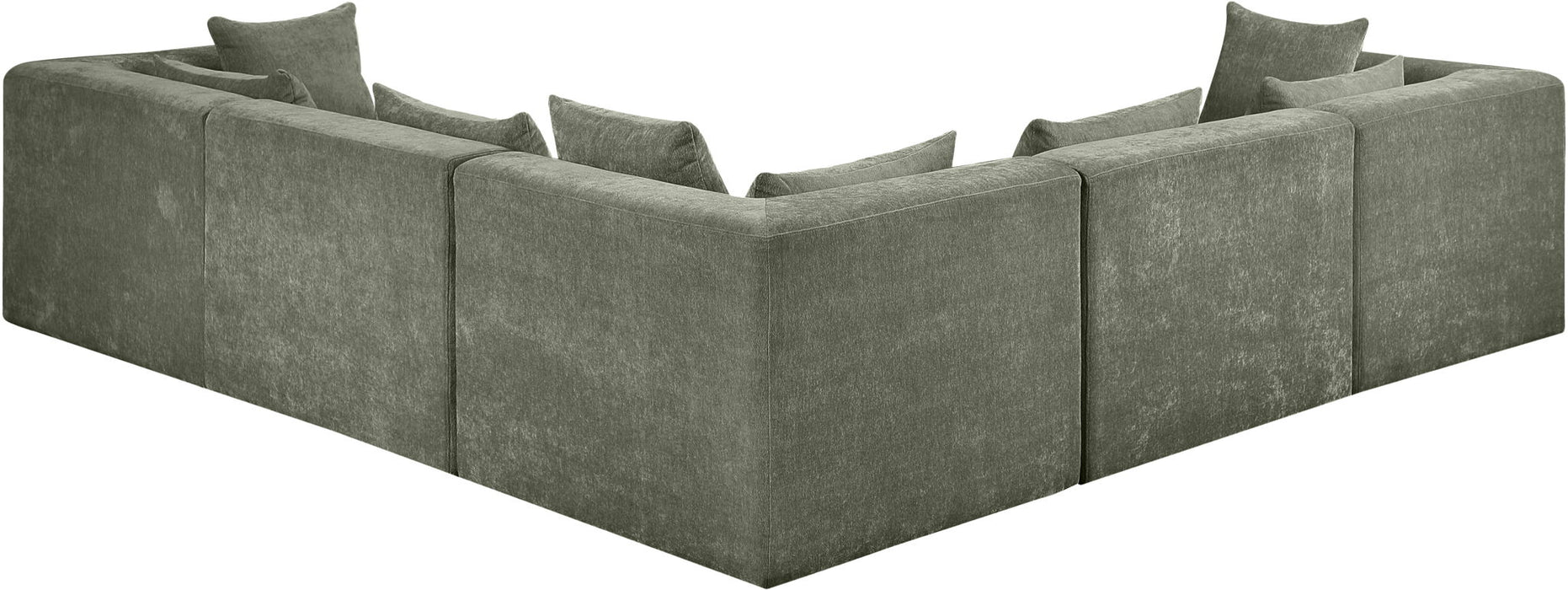 Stellar - 5 Piece Upholstered Modular Sectional - Simple Home Plus