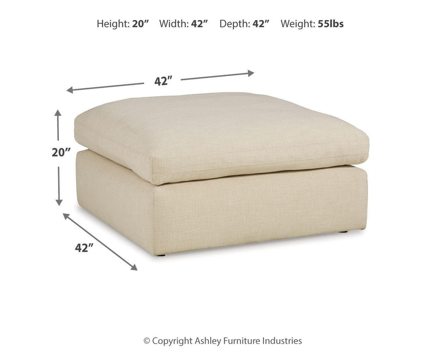 Elyza - Oversized Ottoman - Simple Home Plus