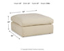 Elyza - Oversized Ottoman - Simple Home Plus