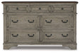Lodenbay - Antique Gray - Dresser - Simple Home Plus