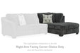 Biddeford - Raf Corner Chaise - Shadow - Simple Home Plus
