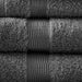 Luce - 6 Piece Towel Set - Charcoal - Simple Home Plus