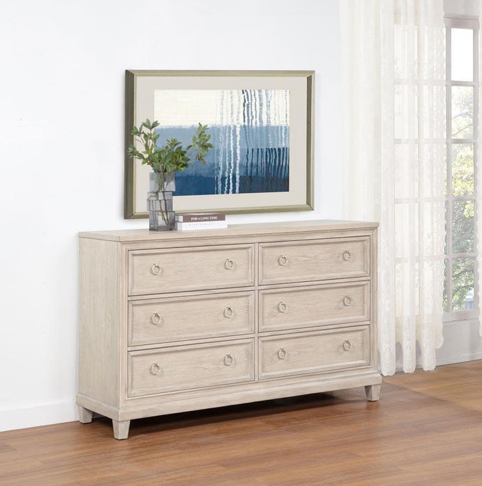 Pembroke - 6-Drawer Bedroom Dresser Cabinet - Simple Home Plus