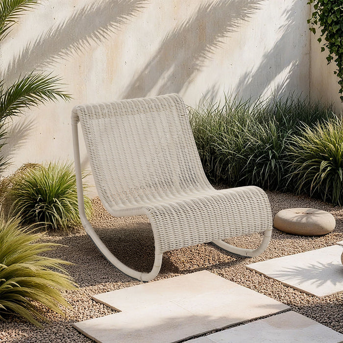 Antigua - Wicker Outdoor Patio Rocking Chair - Simple Home Plus