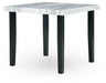 Mervannie - Square Dining Room Counter Table - Gray / Black - Simple Home Plus