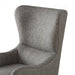 Arianna - Swoop Wing Chair - Gray - Simple Home Plus