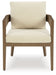Serene Bay - Dark Brown / White - Arm Chair With Cushion (Set of 2) - Simple Home Plus