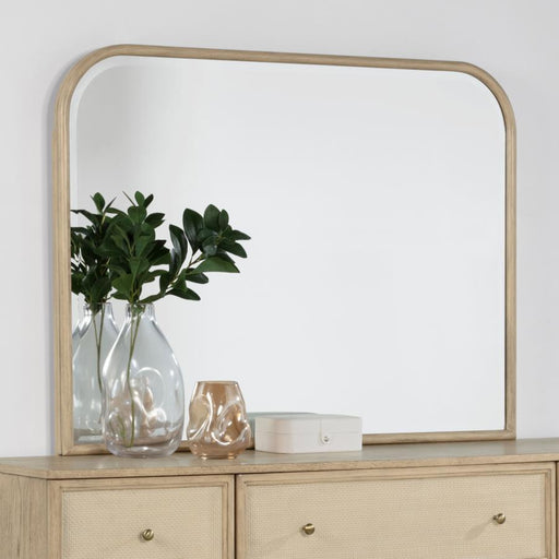 Kailani - Dresser Mirror - Beige Oak - Simple Home Plus
