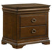 Garland - 3-Drawer Nightstand Bedside Table - Brown Cherry - Simple Home Plus