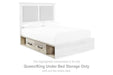 Cambeck - Queen/King Under Bed Storage - Whitewash - Simple Home Plus