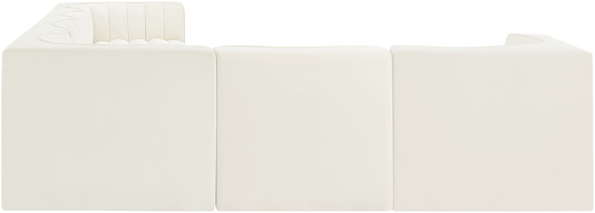 Rummi - Velvet Performance Fabric Upholstered 6 Piece Modular Sectional - Simple Home Plus