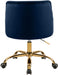 Arden - Office Chair with Gold Legs - Simple Home Plus