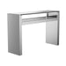 Edna - Mirrored Acrylic Console Table LED Lighting - Silver - Simple Home Plus
