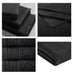 Big Bundle Quick Dry 12 Piece Bath Towel Set - Black - Simple Home Plus