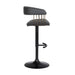 Calista - Adjustable Bar Stool With Golden Bronze Frame - Simple Home Plus