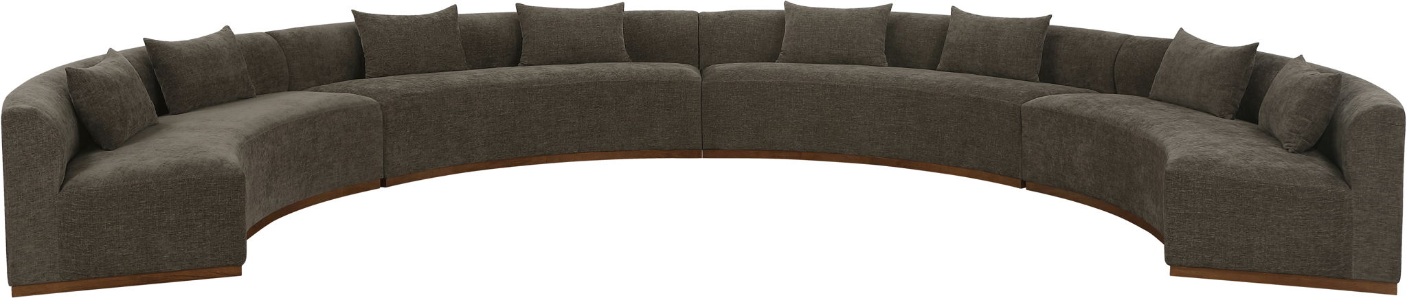 Avanti - Chenille Fabric Upholstered 4 Piece Modular Sectional - Simple Home Plus