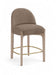 Torino - Counter Stool With Brushed Natural Base - Simple Home Plus