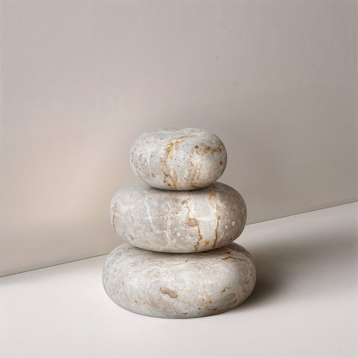 Pumpkin - 3 Piece Marble Decorative Object - Simple Home Plus