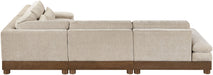 Turin - Chenille Fabric Upholstered Modular Sectional - Taupe - Simple Home Plus