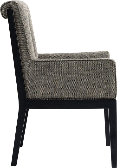 Gwendolyn - Dining Arm Chair With Black Frame - Simple Home Plus