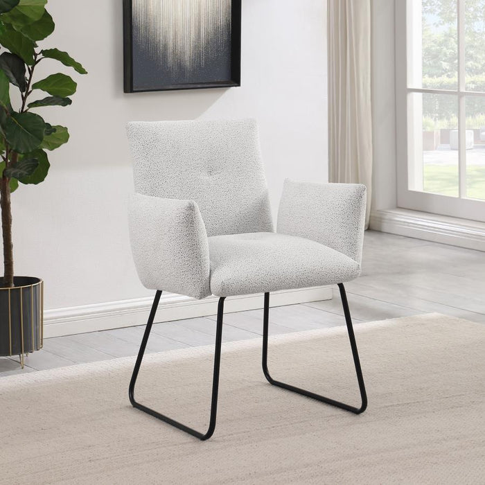 Ackland - Upholstered Dining Side Chair (Set of 2) - Light Gray - Simple Home Plus
