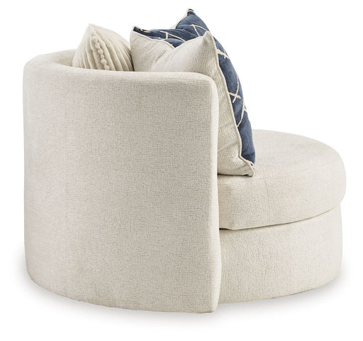 Padova - Ivory - Swivel Accent Chair - Simple Home Plus
