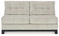 Maxon Place - Armless Loveseat - Stone - Simple Home Plus