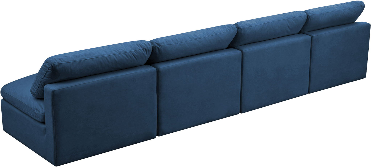 Plush - Modular Armless 4 Seat Sofa - Simple Home Plus