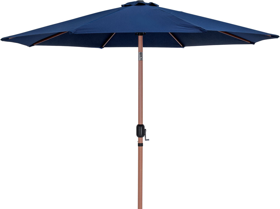 Fiji - Aluminum Patio Umbrella With Square Teak Base - Simple Home Plus