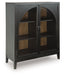 Armenleigh - Black / Brown - Bar Cabinet - Simple Home Plus