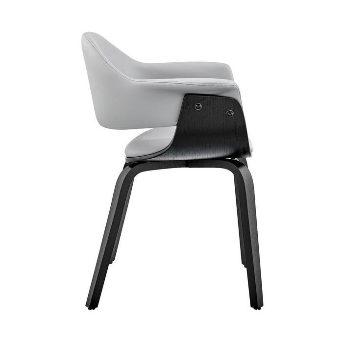 Adalyn - Dining Room Accent Chair With Black Frame - Simple Home Plus