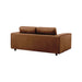 Clayton - Leather Loveseat With Track Arms - Simple Home Plus