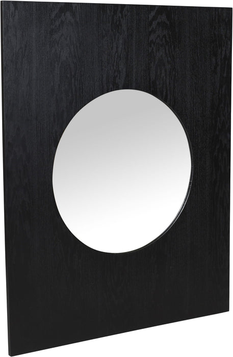 Optic - Oak Wood Frame Mirror - Simple Home Plus