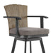 Hazel - Outdoor Patio Swivel Bar Stool - Simple Home Plus