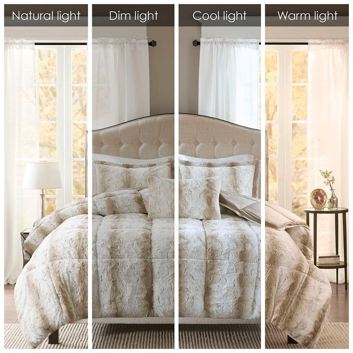 Zuri - Comforter (Set of 4) - Sand - Simple Home Plus